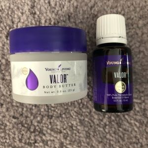 Valor bundle- new. 15 ml oil and body cream SOLD